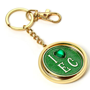 Wicked I Love Emerald City Spinning Keyring, 4 of 4