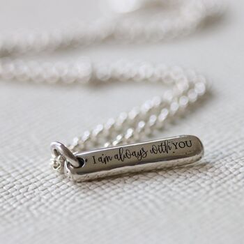 Ashes In Silver Ingot Memorial Necklace, 4 of 6
