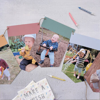 Children's Birthday Photo Bunting Decoration, 4 of 8