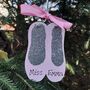 Personalised Ballet Slippers Christmas Tree Decoration, thumbnail 5 of 6