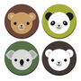 Kawaii Bears Badge Set, thumbnail 1 of 5