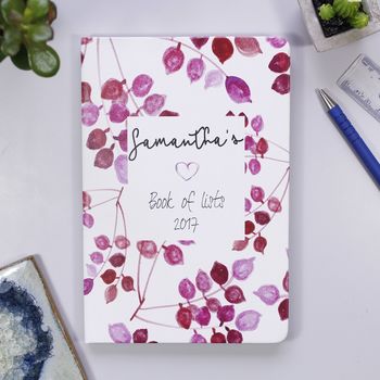 Personalised Notebook Journal For Her, 9 of 12