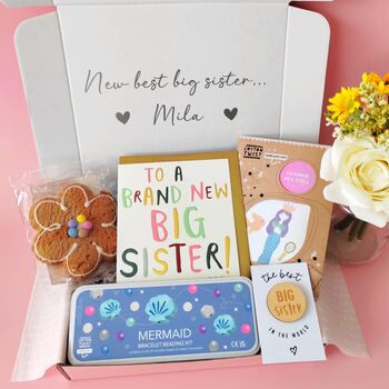 New Big Sister Sibling Mermaid Gift Set, 2 of 11