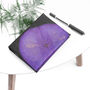A6 Lotus Leaf Leather Notebook, thumbnail 7 of 12
