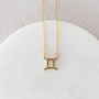 Gold Plated Rainbow Zodiac Necklace, thumbnail 5 of 8