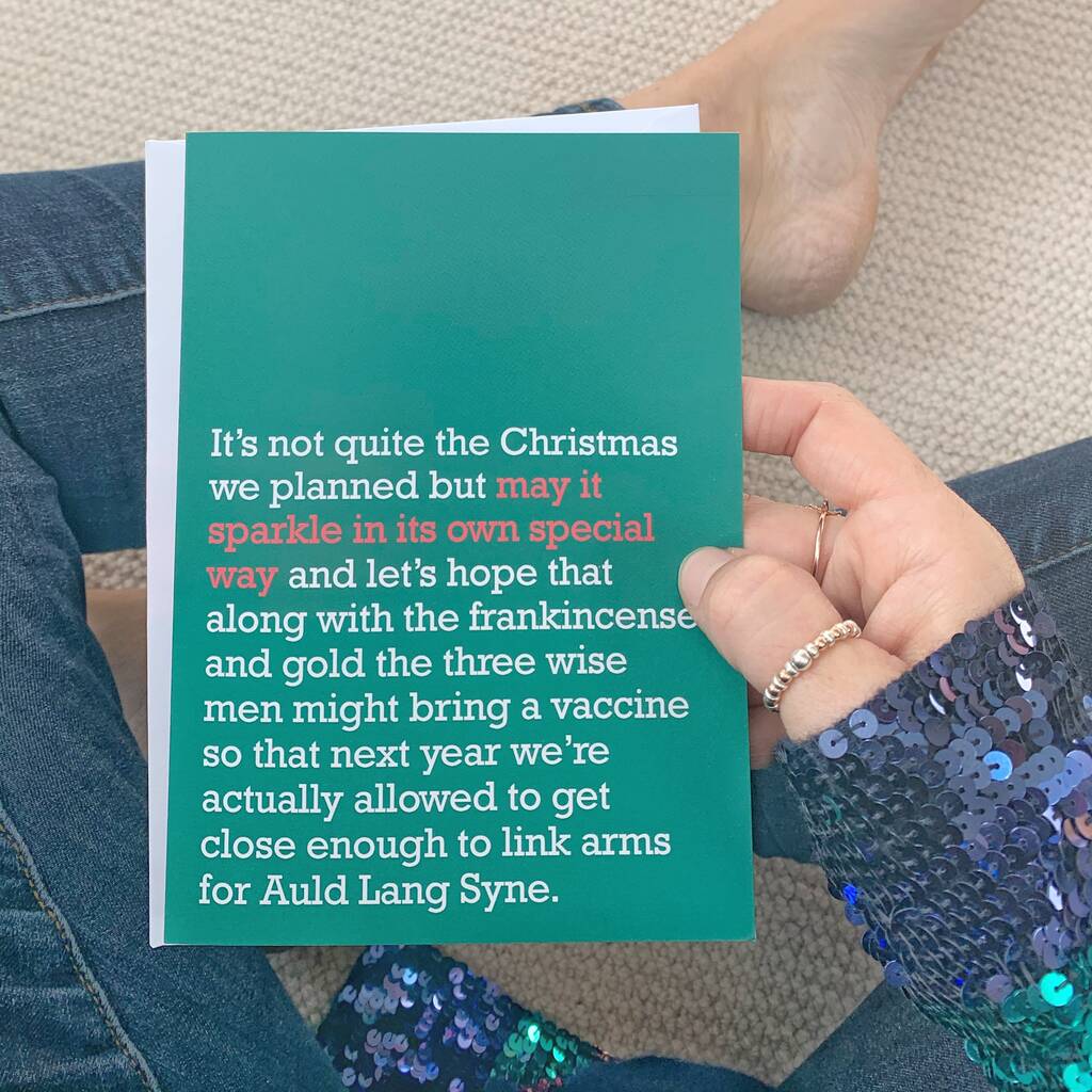 Pack Of Five Xmas Cards: For A 2020 Christmas By The Right Lines