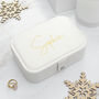 Personalised White Glitter Jewellery Case, thumbnail 4 of 7