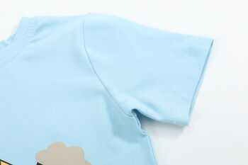 Timmy Blue Tractor Printed T Shirt, 4 of 10