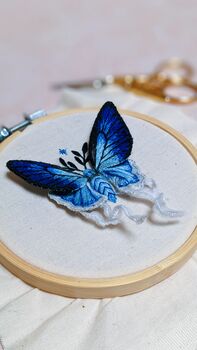 Realistic Handmade Faux Taxidermy Embroidery Art, 6 of 7