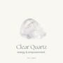 Clear Quartz Crystal Healing Intention Candle, thumbnail 6 of 6