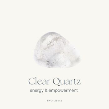 Clear Quartz Crystal Healing Intention Candle, 6 of 6