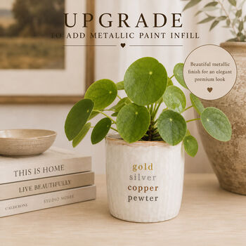 Personalised Wedding Anniversary Plant Pot | 10th 20th 25th 30th 40th 50th 60th, 6 of 11
