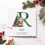 Personalised Initial Christmas Card, thumbnail 2 of 5