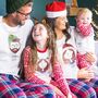 Personalised Family Portrait Christmas Pyjamas, thumbnail 1 of 12