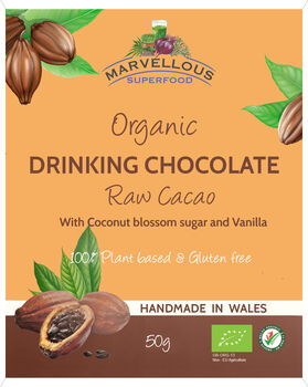 Organic Drinking Chocolate, And Free Vegan Mallows, 4 of 5