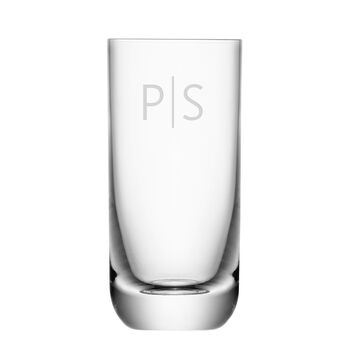 Monogrammed Hamilton Highball Glass, 10 of 12