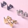 Rock On Hands Stud Earrings, thumbnail 6 of 6