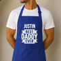 Personalised Best Daddy Ever Apron, thumbnail 2 of 7