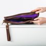 Leather iPad Tablet Crossobody Wrist Bag, thumbnail 7 of 7