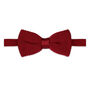 Burgundy Red Diamond End Knitted Neck Tie In 100% Soft Polyester, thumbnail 9 of 9