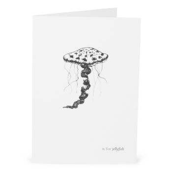 J Is For Jellyfish Card, 2 of 2