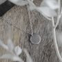 Handmade Sterling Silver Moon Necklace, thumbnail 1 of 6