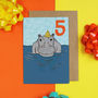 Children's Age Animal Birthday Cards, Age One To 10, thumbnail 6 of 11