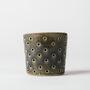 Handmade Dark Green Ceramic Candle Lantern Tealight Holder, thumbnail 1 of 4