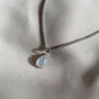 Natural Moonstone Pendant Necklace, 24k Plated, thumbnail 5 of 6