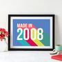 Personalised 18th Birthday Year Print, thumbnail 6 of 6