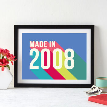 Personalised 18th Birthday Year Print, 6 of 6