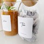 Set Of Tea, Coffee And Sugar Cork Ball Glass Jars, thumbnail 6 of 9