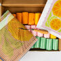 When Life Gives You Oranges Latch Hook Cushion Craft Kit, thumbnail 4 of 7