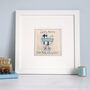 Personalised New Baby Boy Embroidered Picture Gift, thumbnail 1 of 12