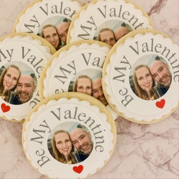 Personalised Edible Photo Valentine's Biscuit Gift Box, 2 of 6