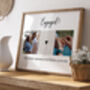 Personalised Engaged Photo Map Print Gift, thumbnail 2 of 2