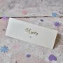 Star Wedding Gold Foil Place Cards, thumbnail 1 of 3