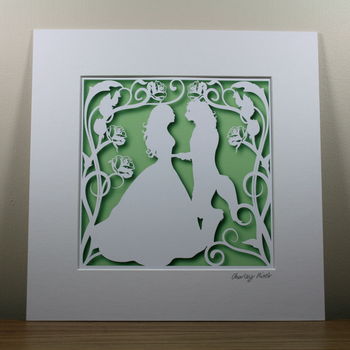 Square Beauty And The Beast Print, 5 of 6