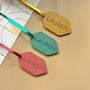 Personalised Christmas Gift Tag Wooden Name Tag Christmas Name Tag, thumbnail 5 of 6