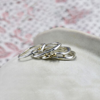 Sterling Silver Stacking Rings, 6 of 10