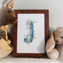 J Is For Jasmine Initial Print, Personalised, thumbnail 5 of 7