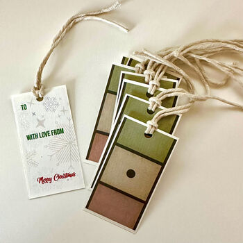 Jimi Guitar Neck Gift Tags, 2 of 4