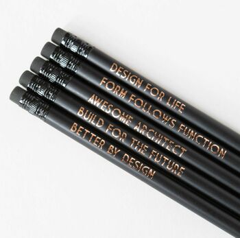 Funny Architect Pencil Set: Form Follows Function, 6 of 7