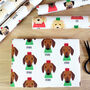 Personalised Dogs In Christmas Jumpers Wrapping Paper, thumbnail 1 of 10