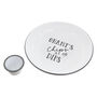 Personalised Enamel Chips And Dips Bowl With Ramekin, thumbnail 5 of 5