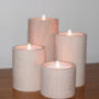 Wooden Tea Light Candle Holder Set Of Four, thumbnail 2 of 4
