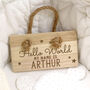 Personalised 'Hello World' Wooden Sign, thumbnail 2 of 6