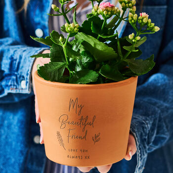 Personalised Friendship Flower Pot, 3 of 7
