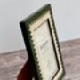 Natalini Dark Green Chequered Photo Frame, thumbnail 3 of 4