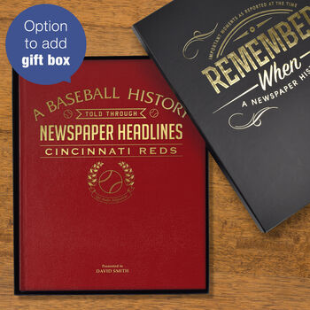 Cincinnati Reds Personalised Gift Newspaper Book, 11 of 12